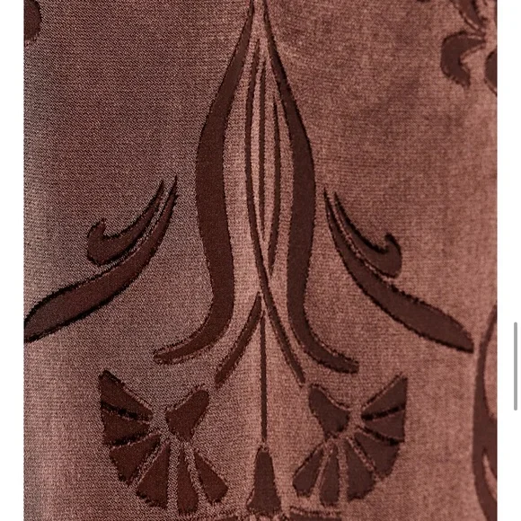 Zara Brown Maxi Dress with Fringe - Picture 6 of 6